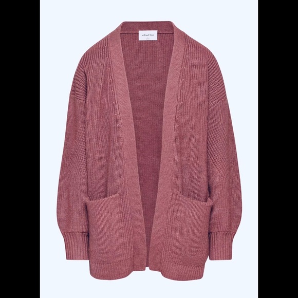 Wilfred Sweaters Nwt Aritzia Wilfred Free Unwind Cardigan In Cinder